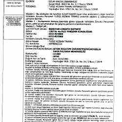 10-GIDA MÜHENDİSİ NOTER SÖZLEŞMESİ